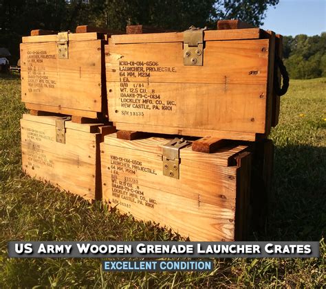 metal military box|military surplus wooden rifle crates.